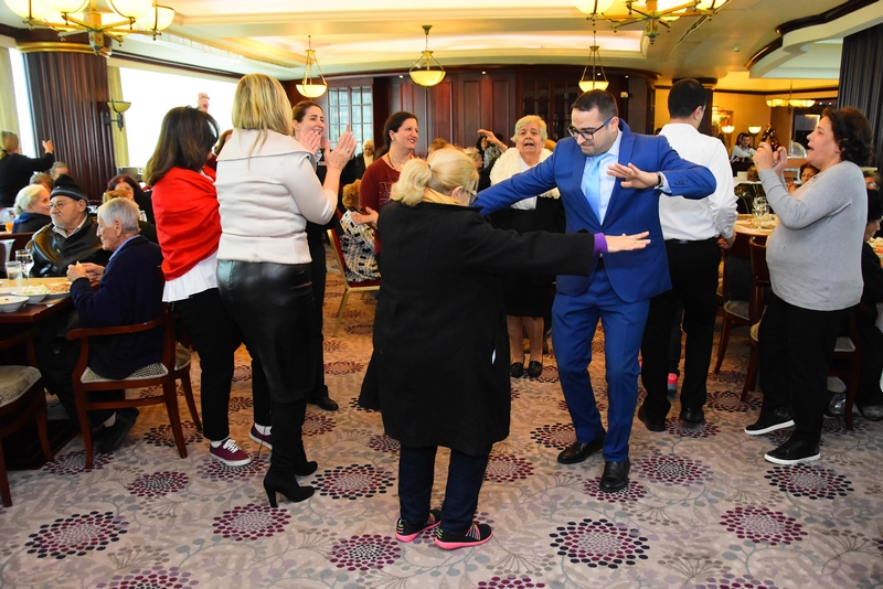 Hilton Beirut Metropolitan Palace's Christmas lunch for the elderly people